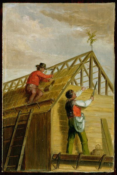 Constructeurs de granges, 1836 - Asher Brown Durand